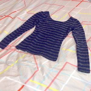 Sparkle and fade pretty pullover top